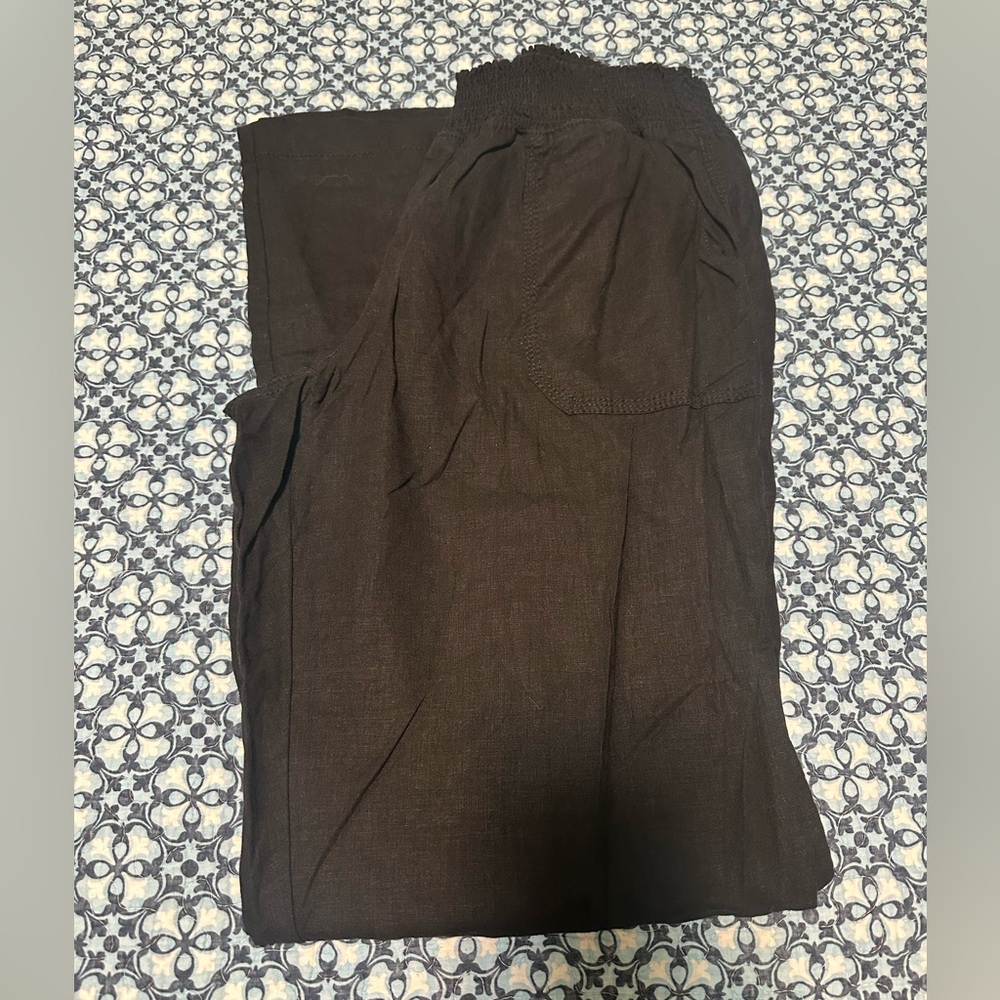 SO Black Flowy Casual Pants